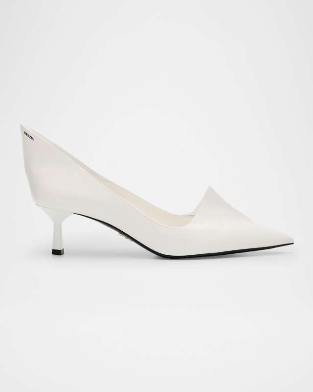Modellerie Spiked Leather Pumps